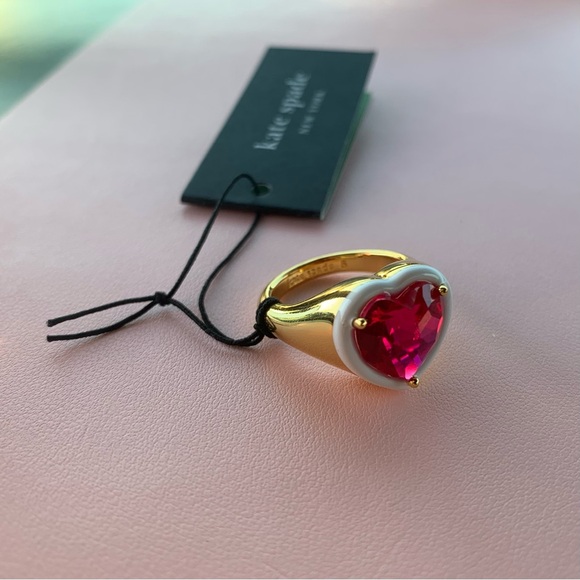 Kate Spade - Sweetheart Signet Ring (Size 6) - Picture 5 of 7
